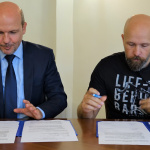 Dekan MTF STU Čambál a primátor Trnavy Bročka | Zdroj: trnava.sk