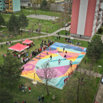 Súčasťou otvorenia bol basketbalový zápas s primátorom mesta | Zdroj: Mesto Sereď
