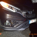 Auto ostalo po náraze poškodené | Zdroj: KRPZTT