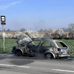 Auto po dohasení požiaru | Zdroj: TS