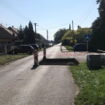 Stavba spomaľovača v Hrnčiarovciach | Zdroj: FB Marcel Škorec