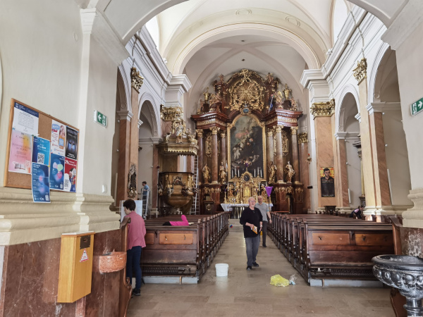 Uprataný kostol v Trnave | Zdroj: Jezuiti Trnava