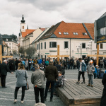 Tiché nesenie kríža v Trnave | Zdroj: Pavol Holý, Trnavské rádio