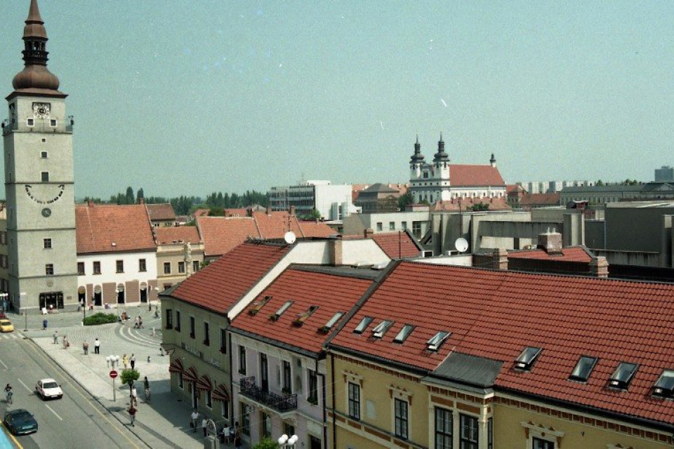 Pohľad z mestskej starej radnice na mesto Trnavu. | Foto: Magdaléna Borodáčová, TASR, Licencia: Trnavské rádio