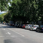 Upchatá Krajinská ulica v Piešťanoch