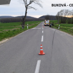 Záznam po nehode na ťahu Buková- Cerová | Foto: KRPZTT