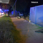 Nehoda v Trnave pri záhradkách | Zdroj: KRPZTT 