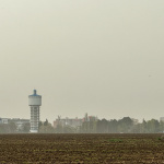 Panoráma Trnavy počas prachovej epizódy 1. apríla 2024. | Foto: Pavol Holý, Trnavské rádio