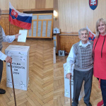 V Bielom Kostole odvolil najstarší obyvateľ obce | Zdroj: Obec Biely Kostol