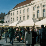 Mestský trh v Trnave prináša bohatú ponuku ovocia, zeleniny, kvetov a potrieb do domácností či záhrad. | Foto: Trnavské rádio