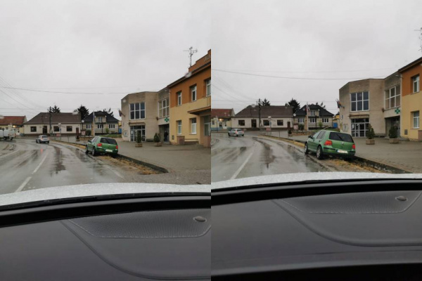 Auto v priekope v Špačinciach | Zdroj: Tomáš Karel