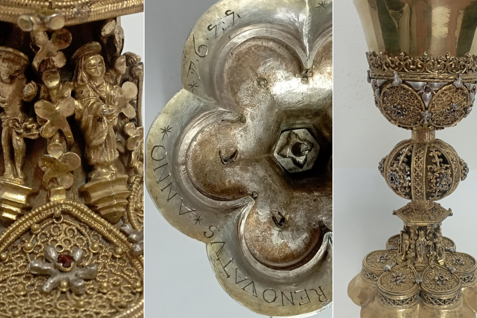 V Bazilike v Trnave našli zlatý kalich | Foto: Archív KPÚ Trnava