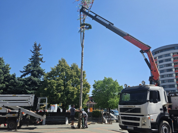 Máj postavili skôr, ako plánovali | Zdroj: Mesto Galanta