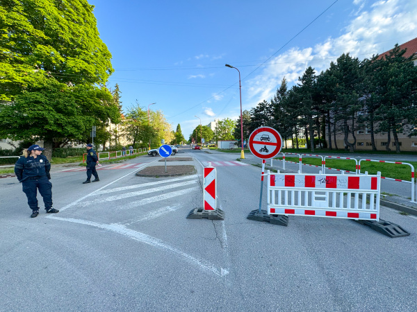 Bottova ulica je uzavretá. | Foto: Trnavské rádio