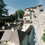 Oravský hrad. Jedna z dominánt Parku miniatúr v Podolí. | Foto: dv, Trnavské rádio