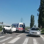 Foto z nehody  |  Zdroj: Dopravný servis Okres Hlohovec a okolie