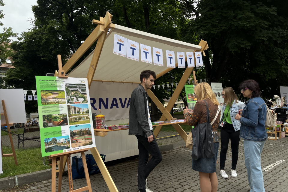 Nájdete tu aj stánok Trnavy | Foto: Alexandra Štofirová, Trnavské rádio 