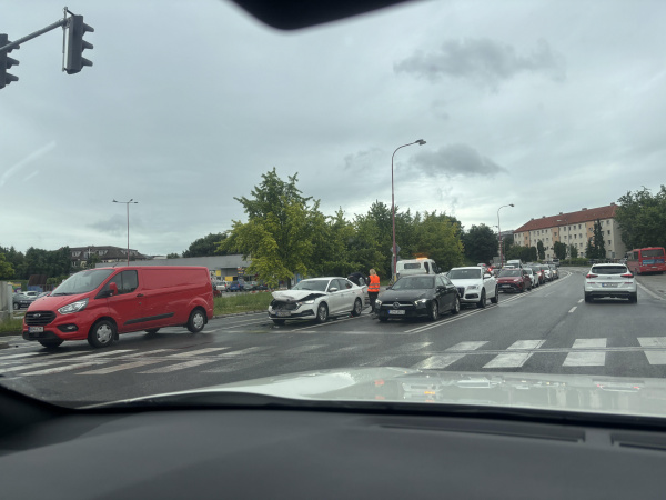 Nehoda v Trnave | Zdroj: Nikol Kaňuková, Trnavské rádio