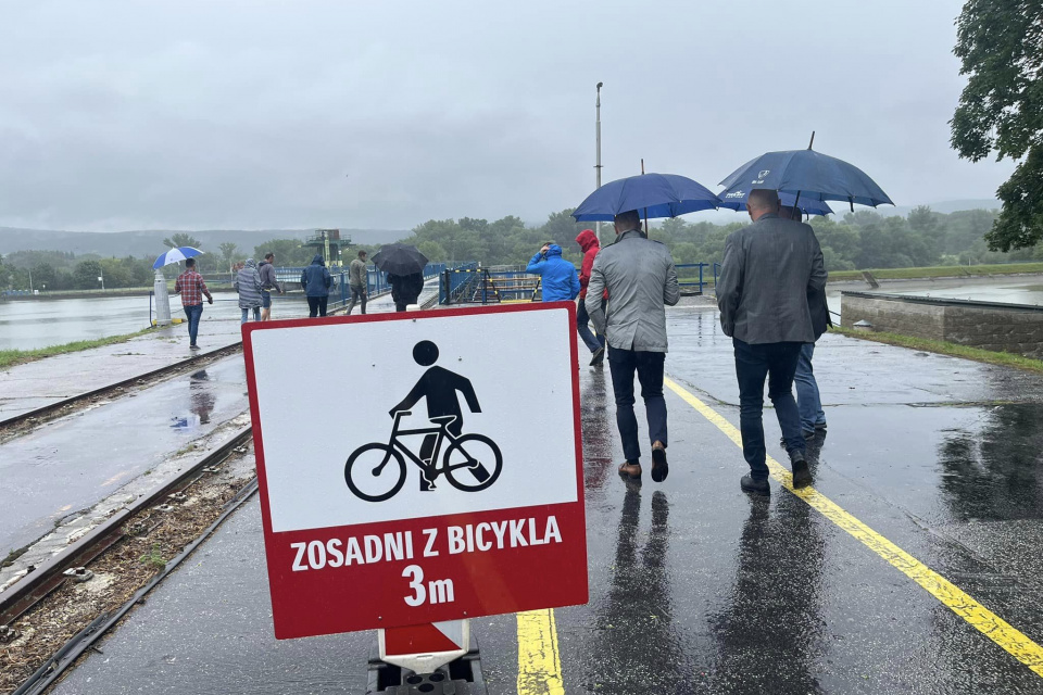 Prejazd bicyklov je aktuálne zakázaný | Zdroj: Mesto Piešťany