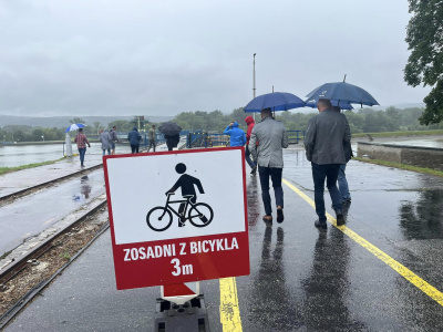 Prejazd bicyklov je aktuálne zakázaný | Zdroj: Mesto Piešťany