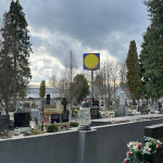 Pútač už je minulosťou, takto to vyzeralo, kým ešte stál nad cintorínom | Zdroj: Mesto Piešťany, red.