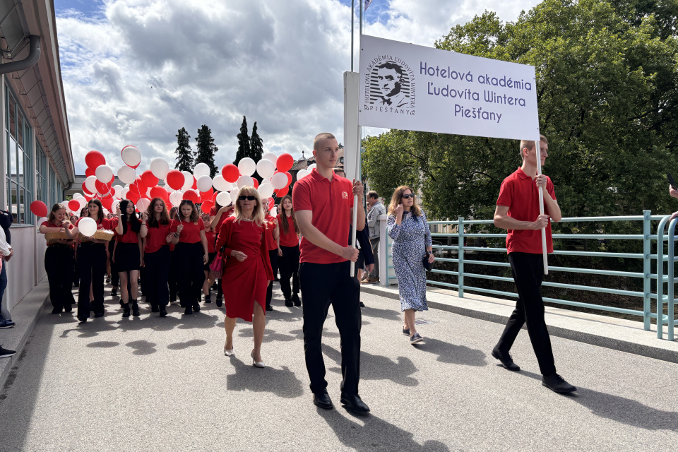 V sprievode boli aj študenti  | Zdroj: Nikol Kaňuková, Trnavské rádio