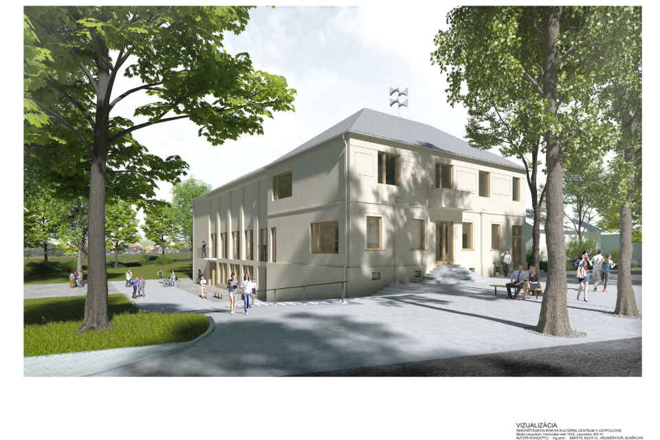Takto môže vyzerať budúce kultúrne centrum | Zdroj: Mesto Leopoldov