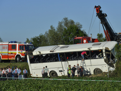 K nehode došlo na diaľnici D1 pri Červeníku | Zdroj: TASR