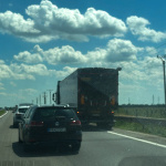 Dopravné problémy vás zdržia na R1 v smere z Trnavy. | Foto: Dopravný servis Trnavského rádia