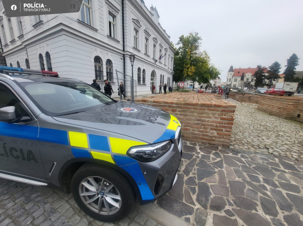 Polícia preveruje v Trnave bombovú hrozbu | Zdroj: Polícia SR - Trnavský kraj