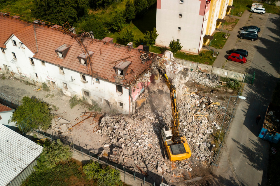 Objekt je v procese búrania | Zdroj: Mesto Trnava