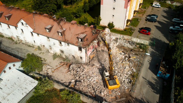 Objekt je v procese búrania | Zdroj: Mesto Trnava