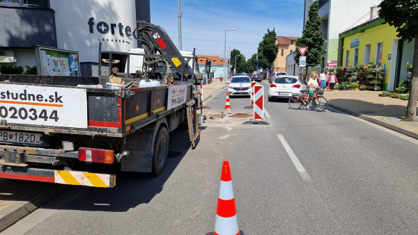 Dotknutý úsek | Foto: Mesto Piešťany