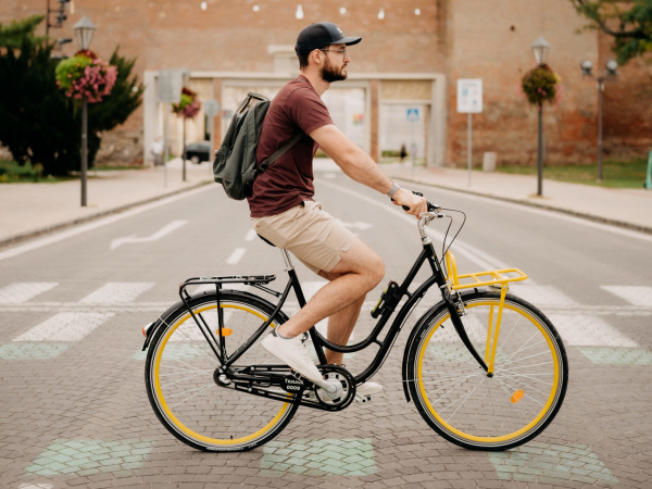 Žltý mestský bicykel. | Zdroj: Bajkuj v meste Trnava