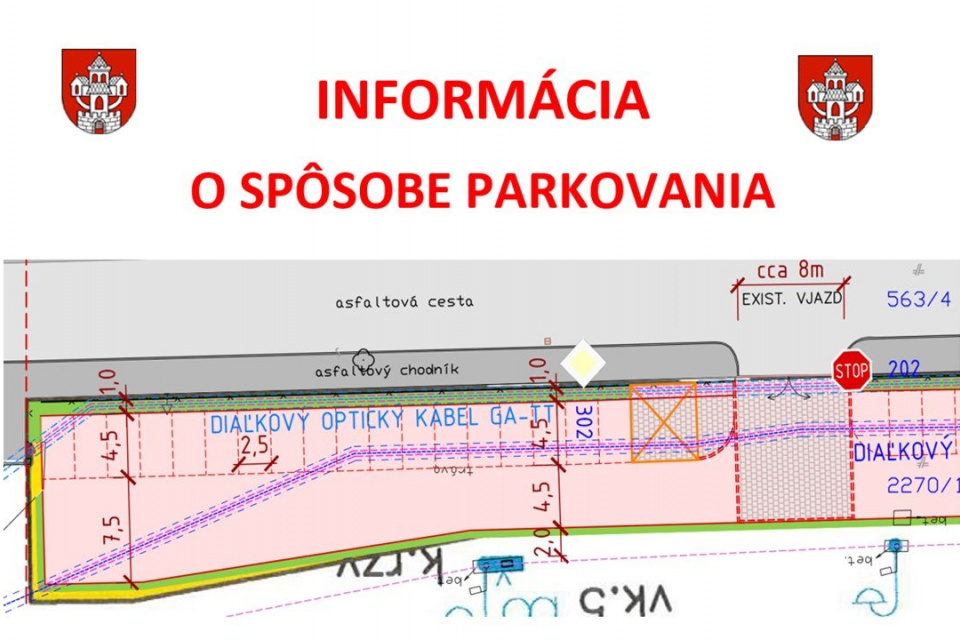 Schéma najvhodnejšieho parkovania | Zdroj: Mestská polícia Sereď