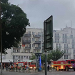Vnútro hotela je plné dymu. | Foto: DHZ Moravany nad Váhom, fb