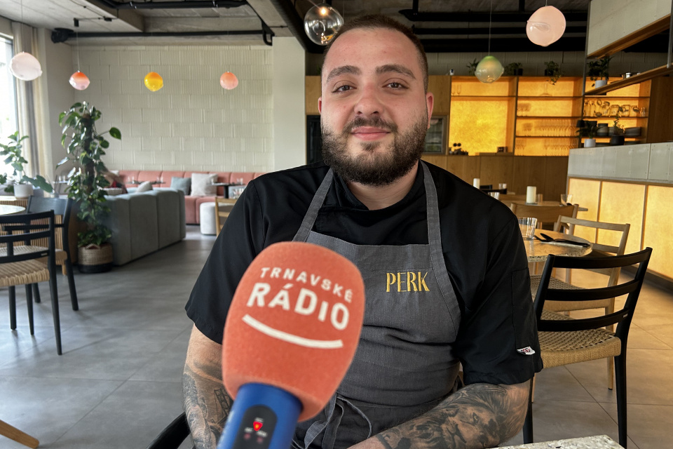 Šéfkuchár Tomáš Chudý | Zdroj: Karin Talajková, Trnavské rádio