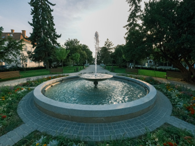 Nová fontána v parku SNP v Trnave. | Foto: Pavol Holý, Trnavské rádio