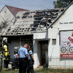 Požiar v Piešťanoch. | Foto: Trnavské rádio