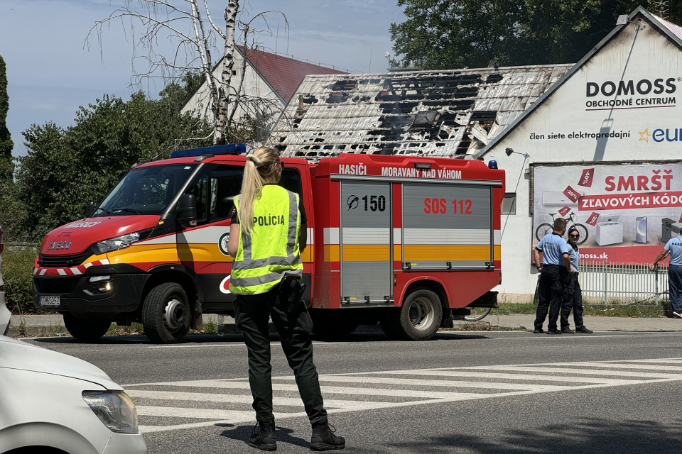 Požiar v Piešťanoch. | Foto: Trnavské rádio