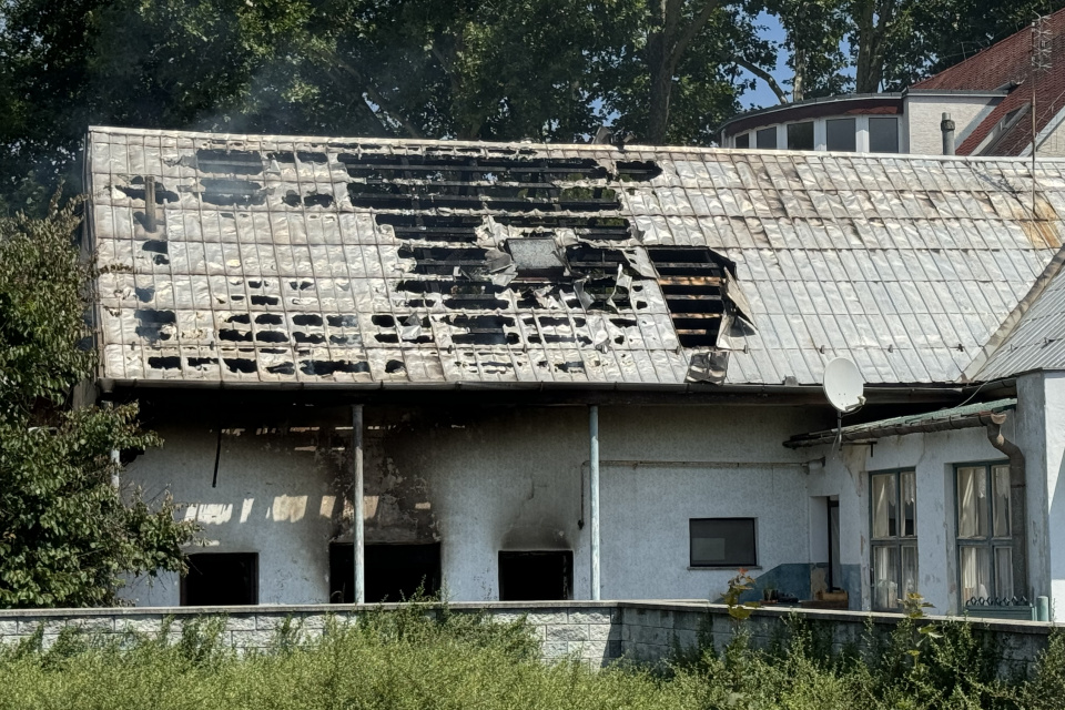 Požiar v Piešťanoch. | Foto: Trnavské rádio