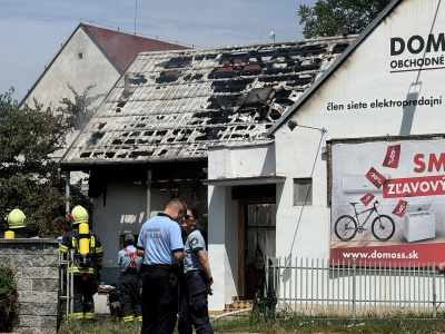 Požiar v Piešťanoch. | Foto: Trnavské rádio