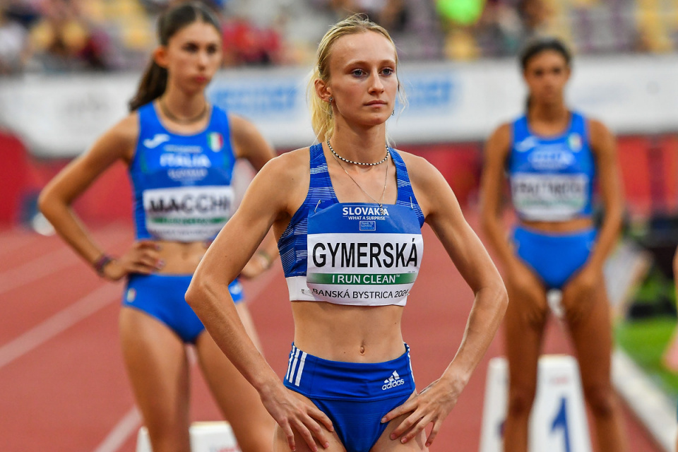 Lenka Gymerská na Majstrovstvách Európy U18 v Banskej Bystrici | Zdroj: Slovenský atletický zväz