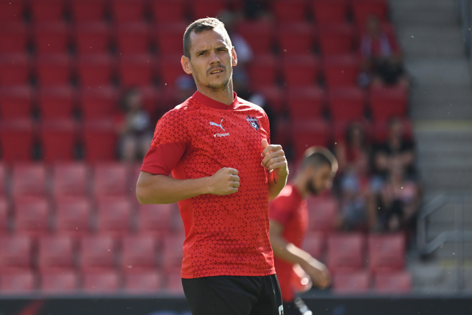 Martin Mikovič počas tréningu pred začiatkom ligy | Zdroj: Spartak Trnava