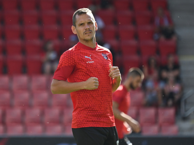 Martin Mikovič počas tréningu pred začiatkom ligy | Zdroj: Spartak Trnava