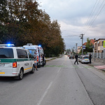 Na mieste zasahovala aj Rýchla zdravotná pomoc. l Foto: Polícia SR - Trnavský kraj