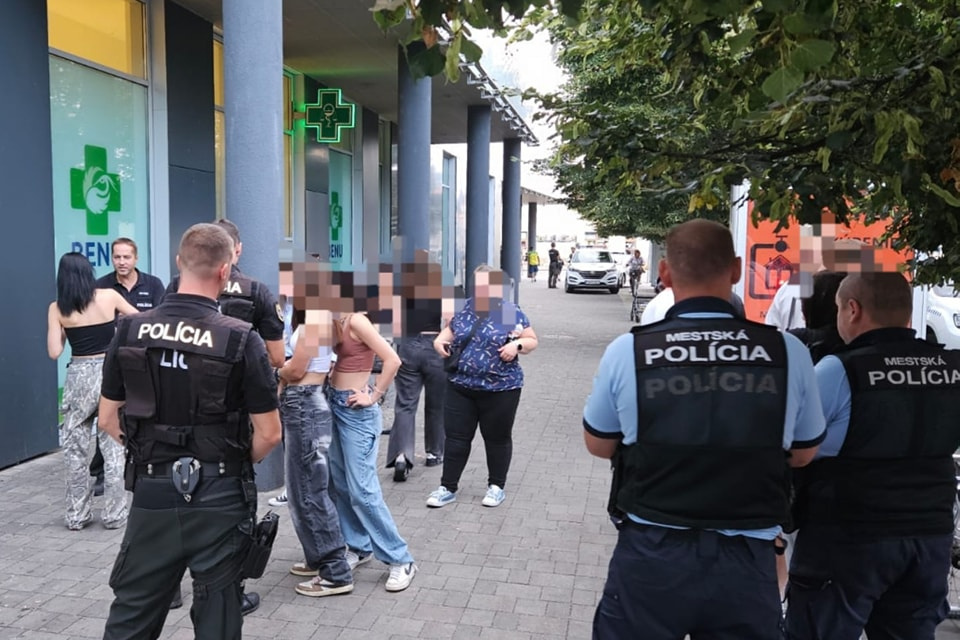 Policajti chytili v Piešťanoch trojicu dievčať  | Foto:  KRPZTT