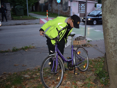 Cyklista zrážku neprežil. l Foto: Polícia SR - Trnavský kraj