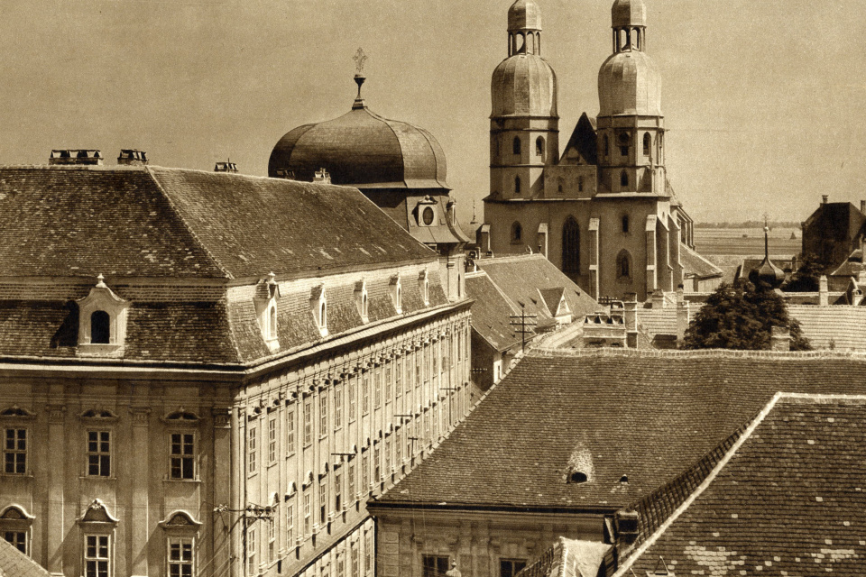 Nagyszombat, teda Trnava v 30-tych až 40-tych rokoch | Zdroj: Europeana