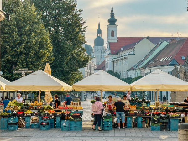 V centre Trnavy sú opäť predávajúci | Foto: Dušan Vančo, Trnavské rádio